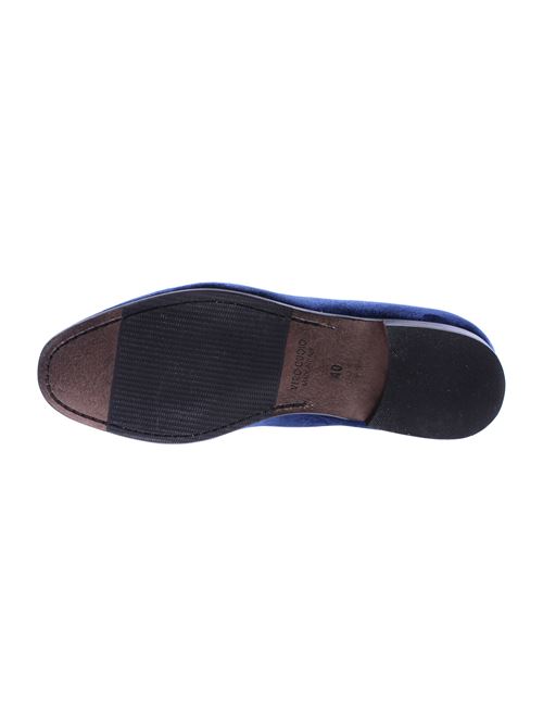 Smooth velvet loafers DI MELLA | GE3149BLU